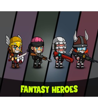 Fantasy Heroes: Character Editor & Sprite Sheet Maker Steam Key GLOBAL